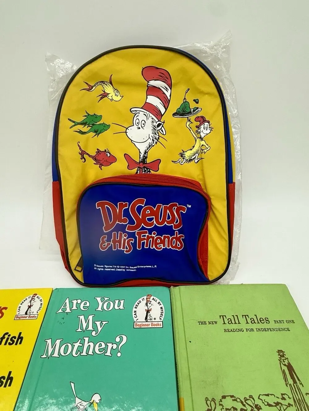 Children's Book Lot Dr. Seuss Books, New Dr. Seuss Backpack